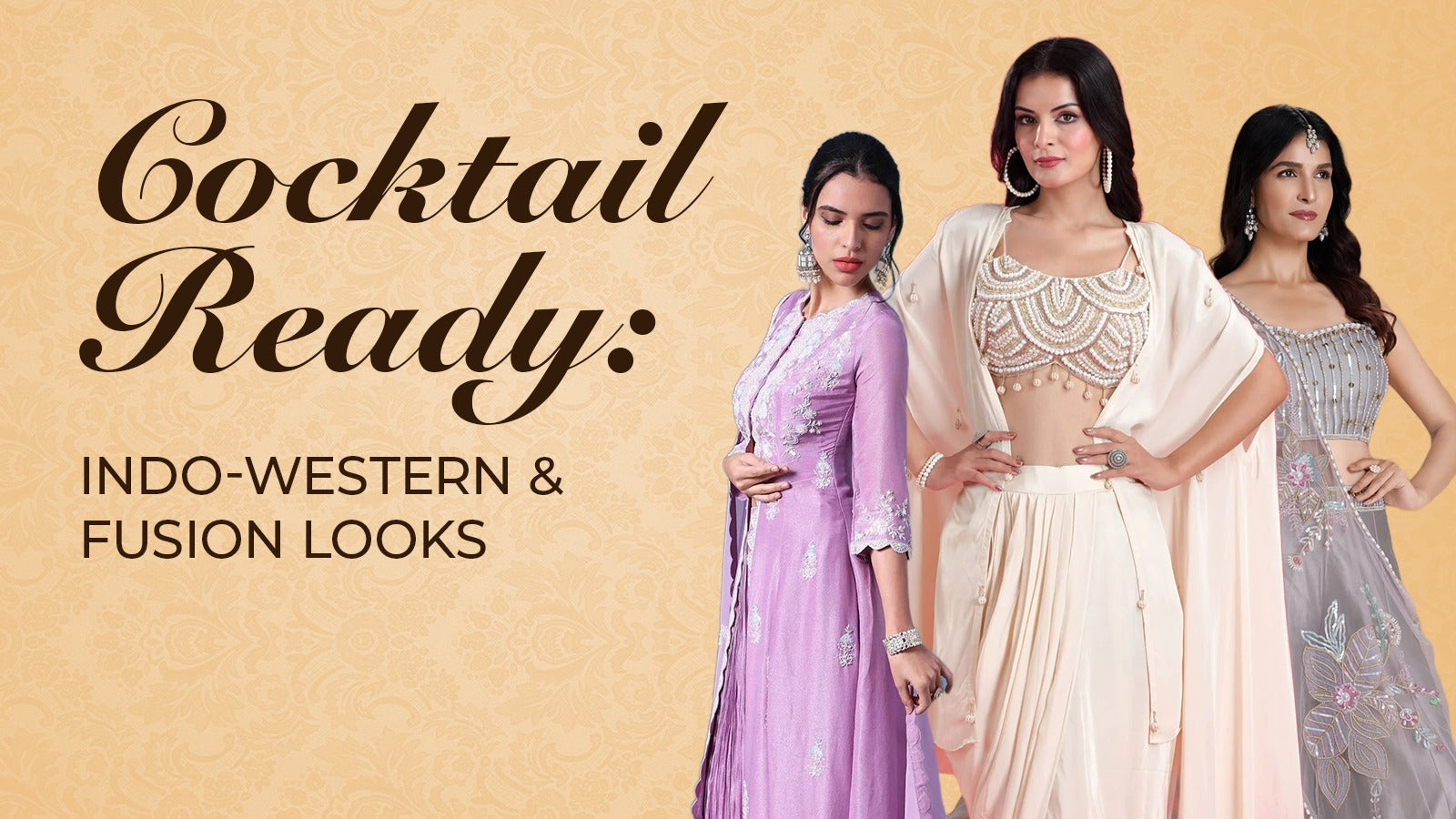 indian cocktail party dress code New York cocktail party on the calendar? Your outfit deserves its own spotlight. From dreamy pastels to statement drapes and glamorous embroidered sarees, these cocktail-ready looks are designed for the