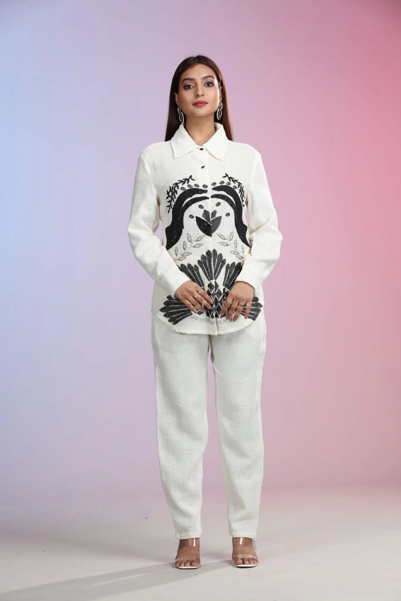 Ivory Printed Co-ord Set