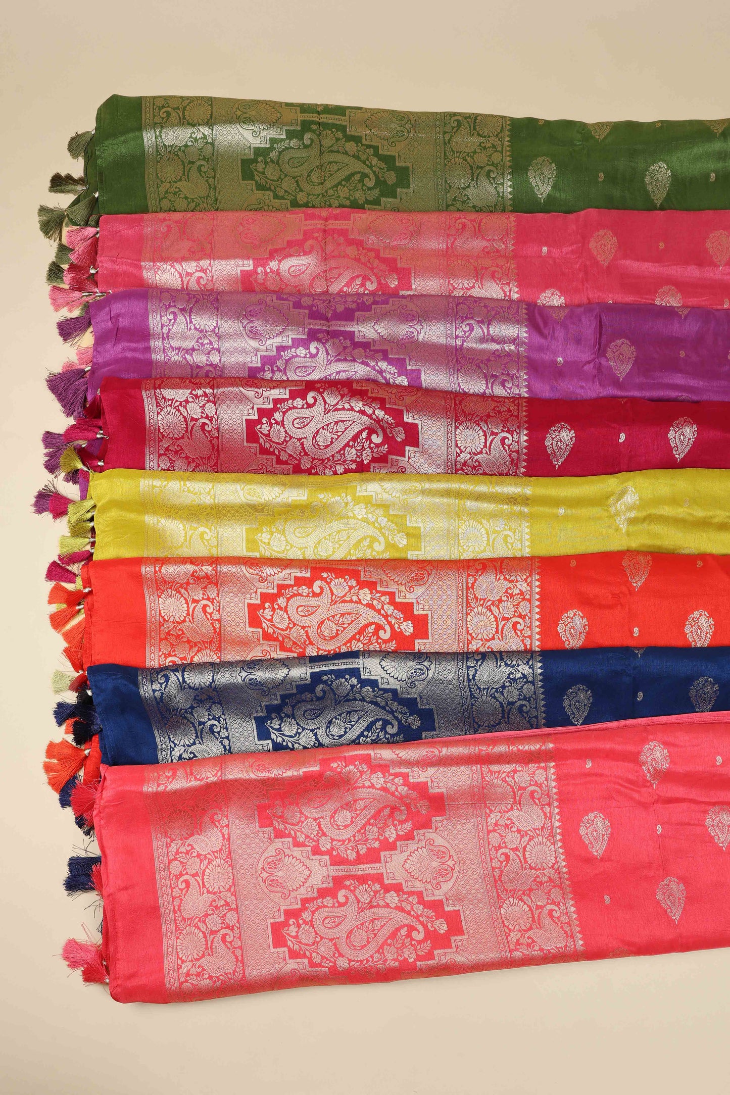 Maroon Dola Silk Saree with Unstitched Blouse