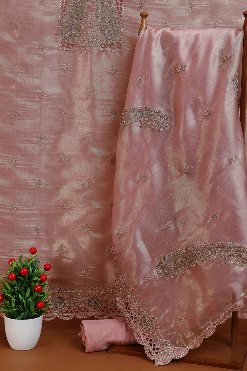 Bronze Kurta with Intricate Tonal Embroidery