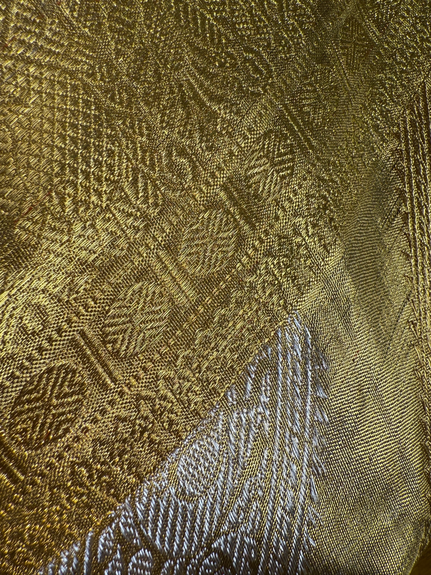 Gold Tone Kanjivaram Silk Saree
