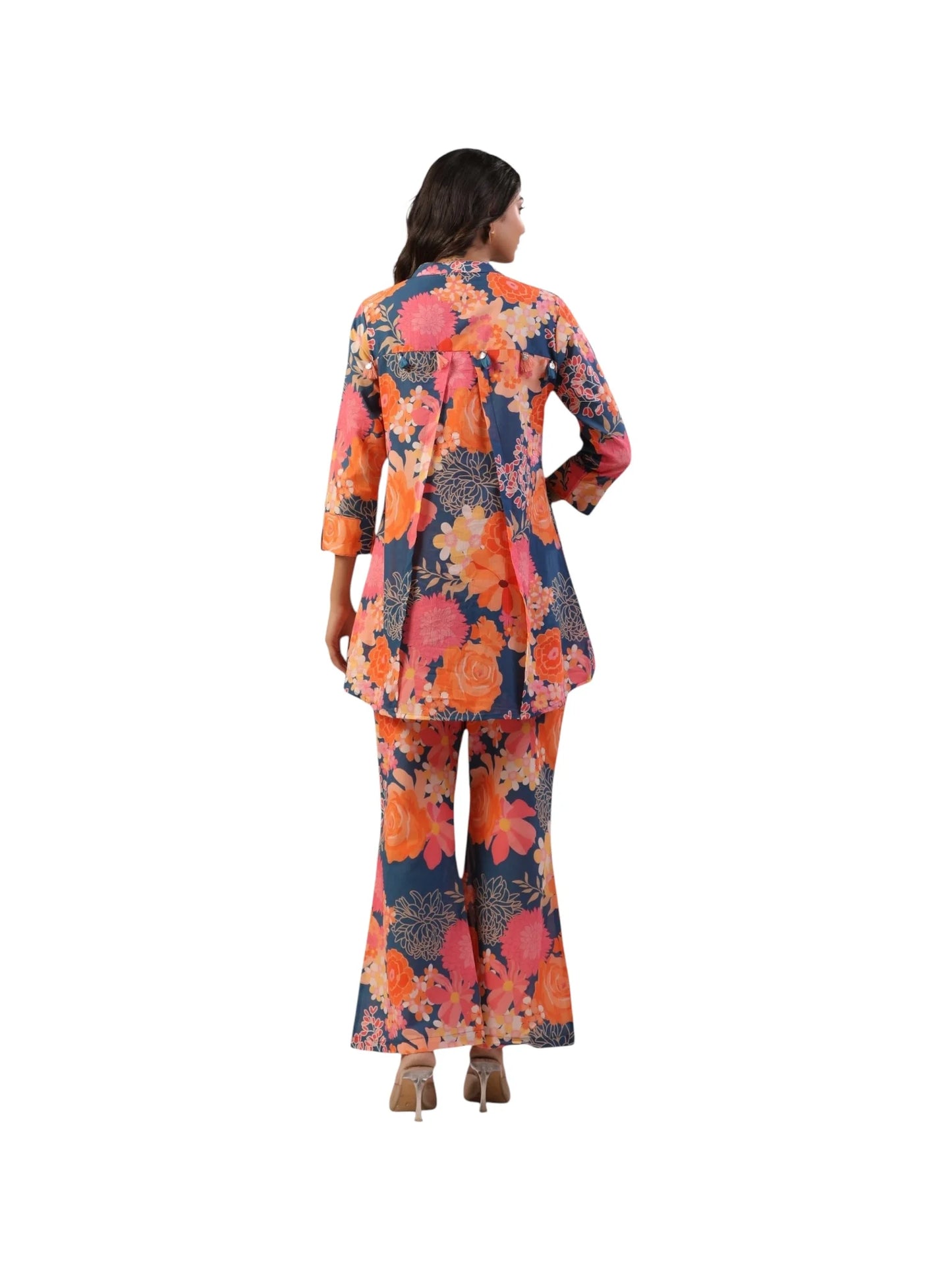 Multi-Color Cotton Kurta Set