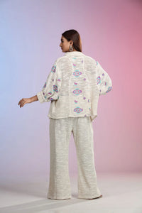 Ivory Indo Western Palazzo Set