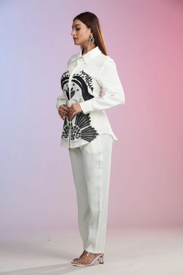 Ivory Printed Co-ord Set