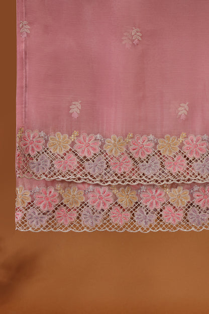 Pink Organza Suit Set
