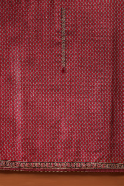 Pink Kathaan Silk Dress Material Suit