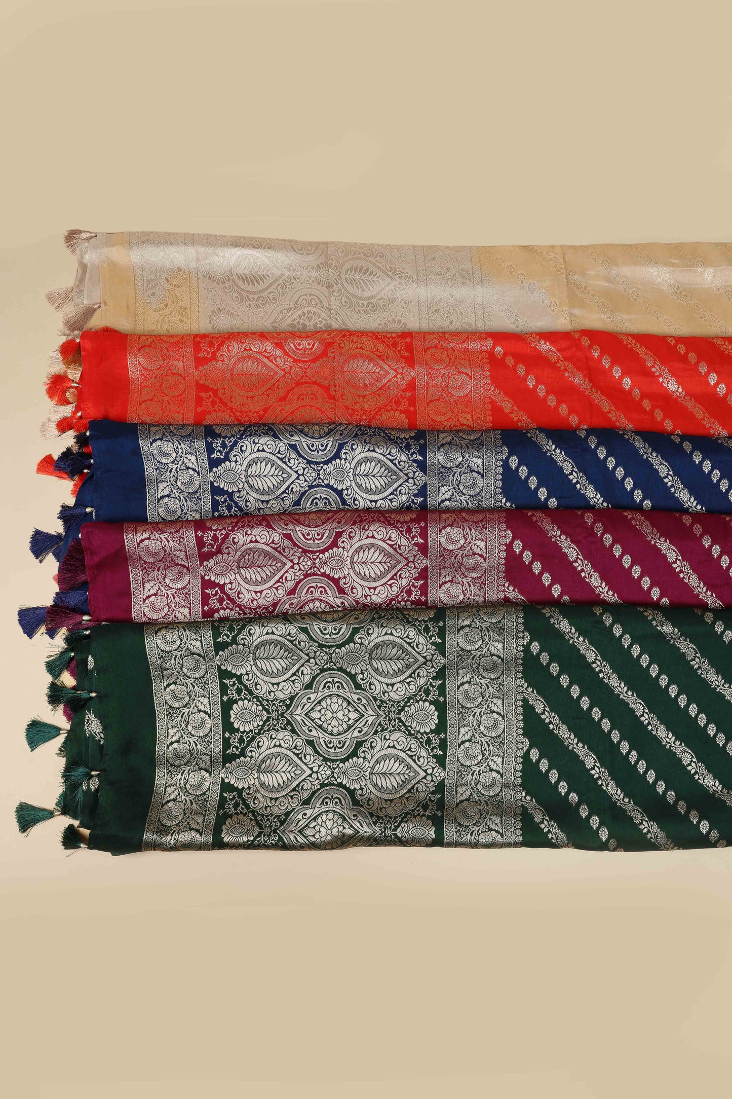 Pink Dola Silk Saree with Unstitched Blouse
