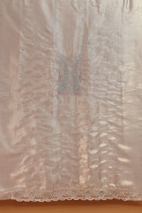 Champagne Kurta with Intricate Embroidered Front Panel