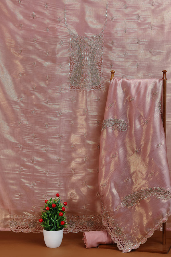 Bronze Kurta with Intricate Tonal Embroidery