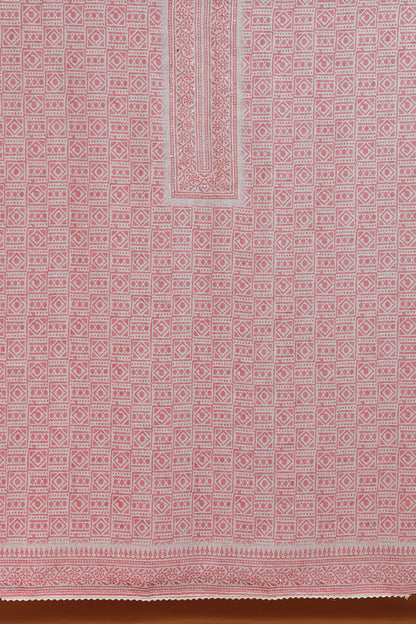 Red Floral Embroidered cloth with Intricate Detailing