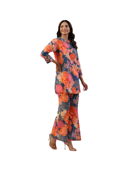 Multi-Color Cotton Kurta Set