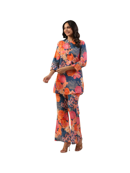 Multi-Color Cotton Kurta Set